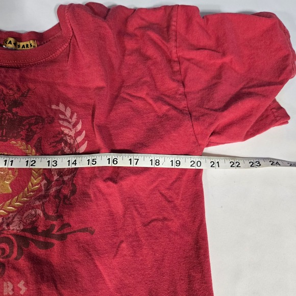 Vintage Caesars Palace Las Vegas T-Shirt Graphic Tee Red Tourist Souvenir Medium - Picture 5 of 9